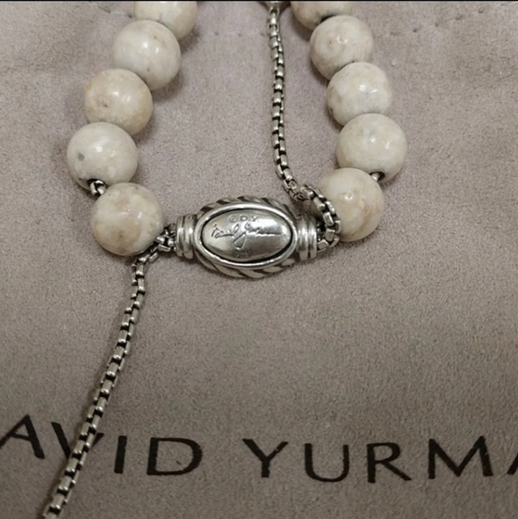 🌟Authentic David Yurman Spiritual Bead Adjustable Bracelet in River Stone. NWOT - Picture 6 of 8